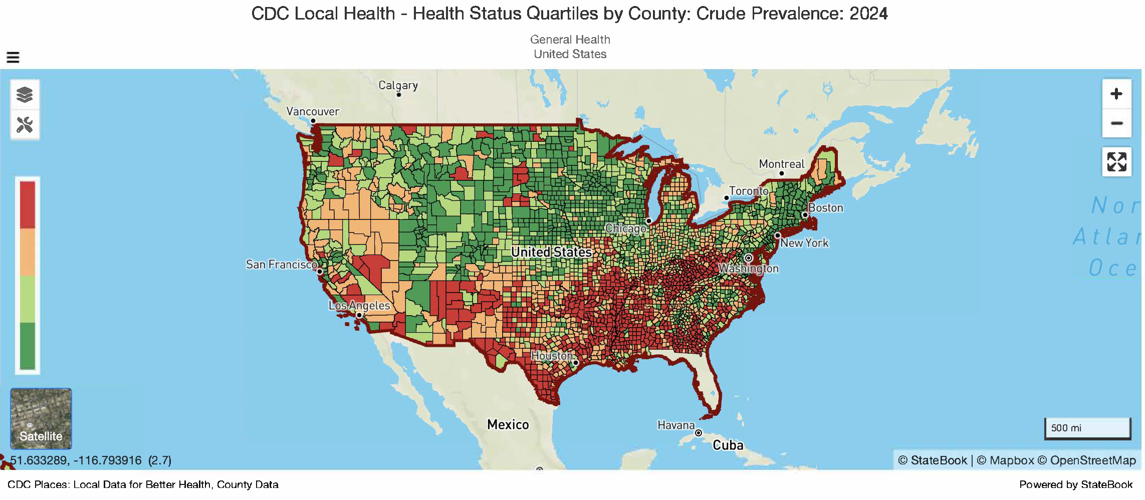 U.S. Health Map